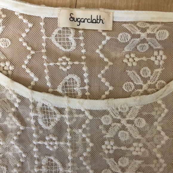 Sugarcloth embroidered lace top - Picture 2 of 3